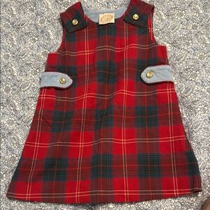 The Beaufort Bonnet Company Red and Black A-Line Dress